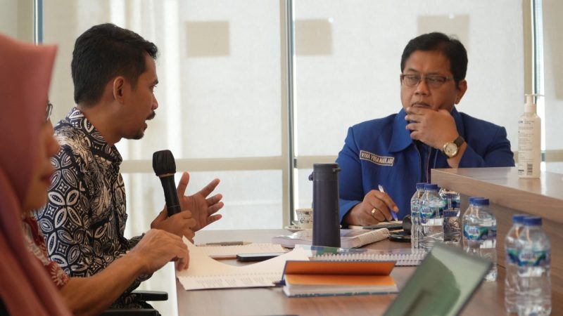 Viva Yoga saat menerima audiensi Koalisi Masyarakat Sipil untuk Kodifikasi Undang-Undang Pemilu di Kantor DPP PAN, Jakarta, Jumat (30/1/2026). (Foto: Tera Nusantara.com)