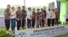 Pembangunan CGL 2 ini merupakan bagian dari peta jalan mencapai kapasitas terpasang hingga 2,5 juta ton baja lapis secara bertahap hingga 10 tahun ke depan. Foto Kemenperin
