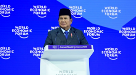Presiden Prabowo Subianto menjadi pembicara kunci di WEF 2026 di Davos, Kamis (22/1/2026). - Foto Presidenri.go.id