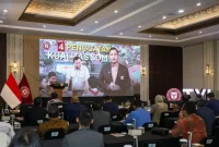 Paparan Direktur Eksekutif The Yudhoyono Institute, Agus Harimurti Yudhoyono (AHY), dalam Yudhoyono Dialogue Forum bertajuk The New Economy, New Road to Prosperity di Museum dan Galeri SBY–ANI, Pacitan, Jawa Timur, Jumat (6/2/2026). (Foto: Dok. The Yudhoyono Institute/Tera Nusantara.com)