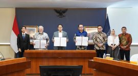 Terdapat dua MoU imbal dagang tripartit, atau yang masing-masing melibatkan tiga pihak, dalam penandatanganan.  - Foto Kemendag